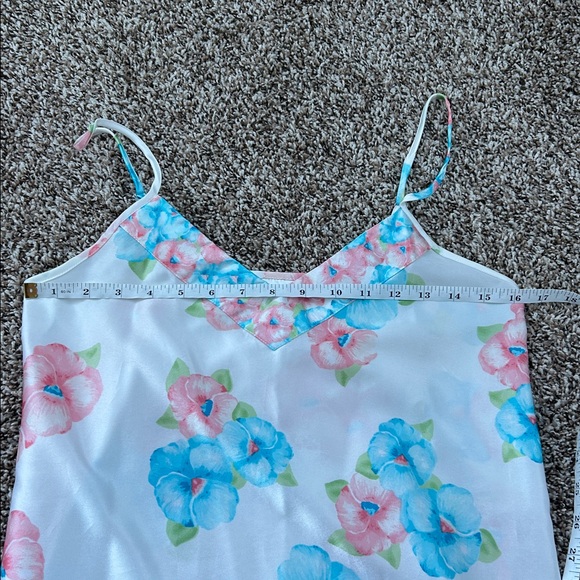 Vintage Secret Treasures Floral Sexy Slip Nightgown & Robe Set Small - Picture 14 of 15